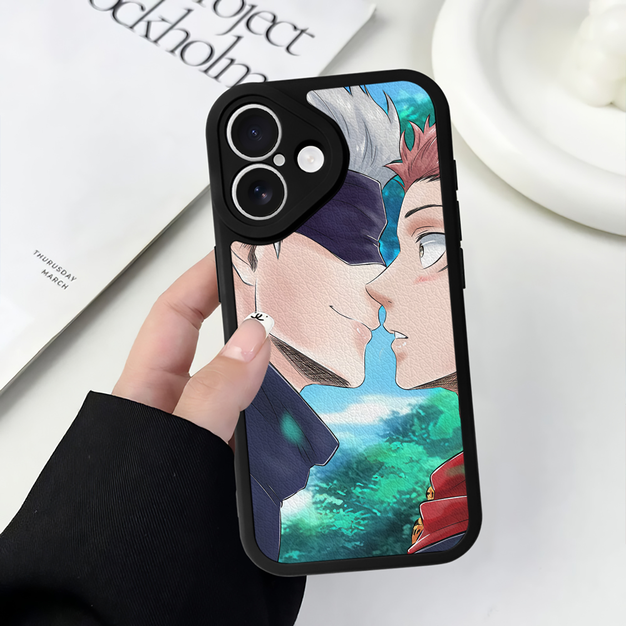 （画像用） SPY×FAMILY间谍家家酒 【iPhone 16シリーズ対応】シリコンスマホケース（レザー調） 材質：シリコン